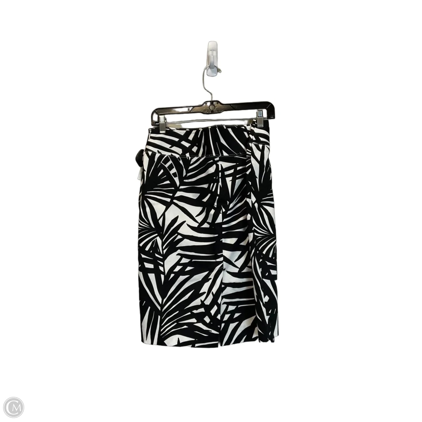 Skirt Midi By Alfani In Black & White, Size: 10