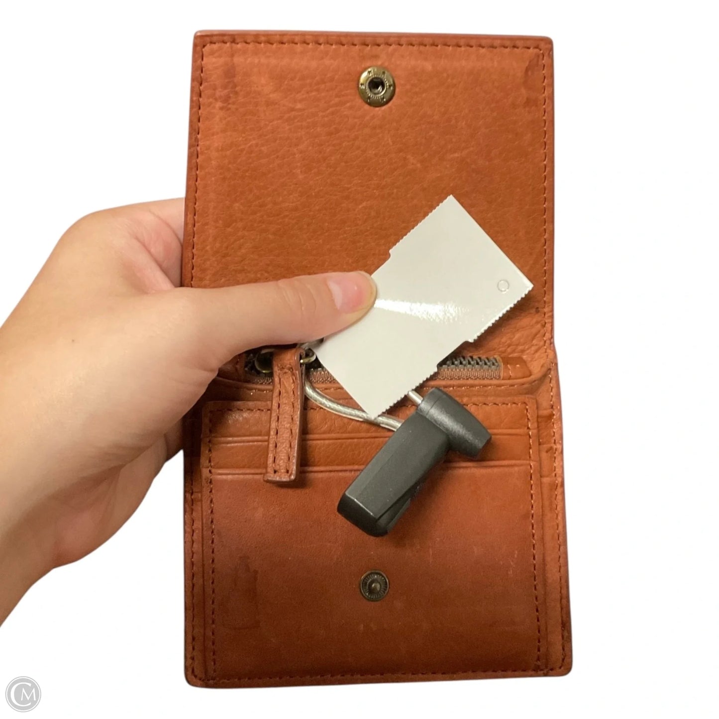Wallet Leather By American, Size: Small