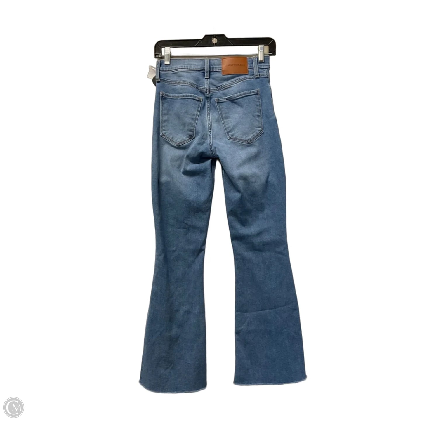 Jeans Flared By Lucky Brand In Blue Denim, Size: 2