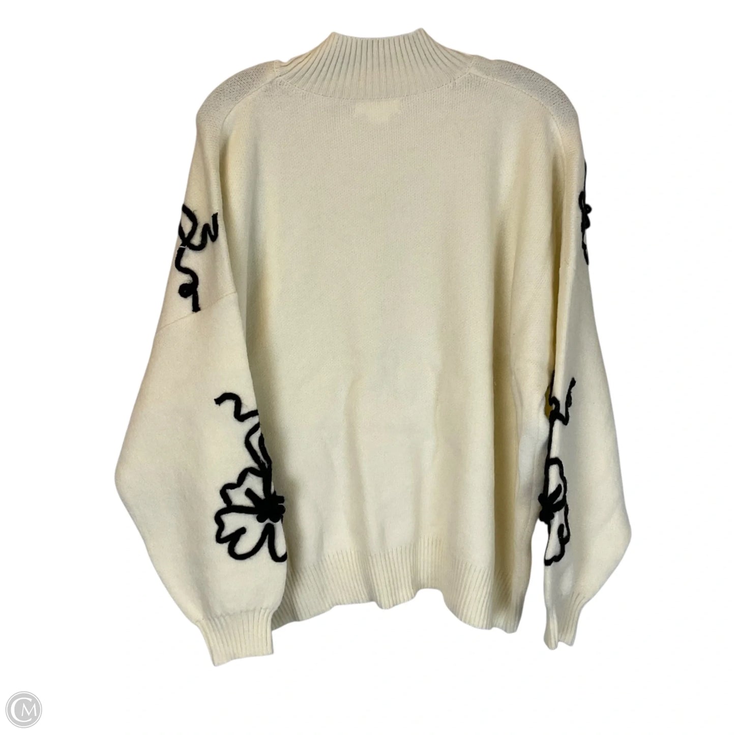 Sweater By Chicsoul In Cream, Size: 3x