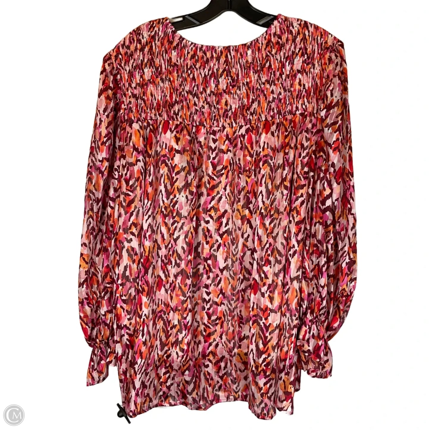 Top Long Sleeve By Chicsoul In Multi-colored, Size: 3x