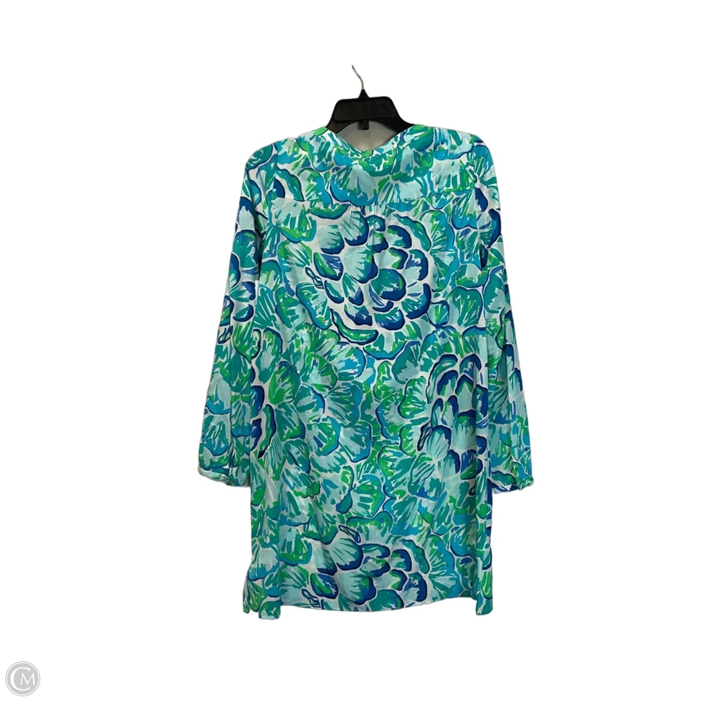 Dress Designer By Lilly Pulitzer In Blue & Green, Size: M