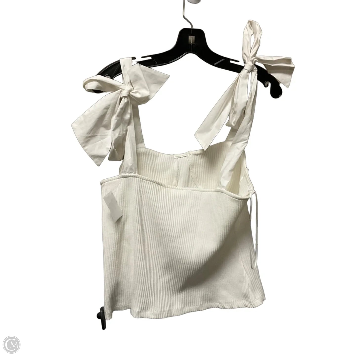 Top Sleeveless By Maeve In White, Size: L