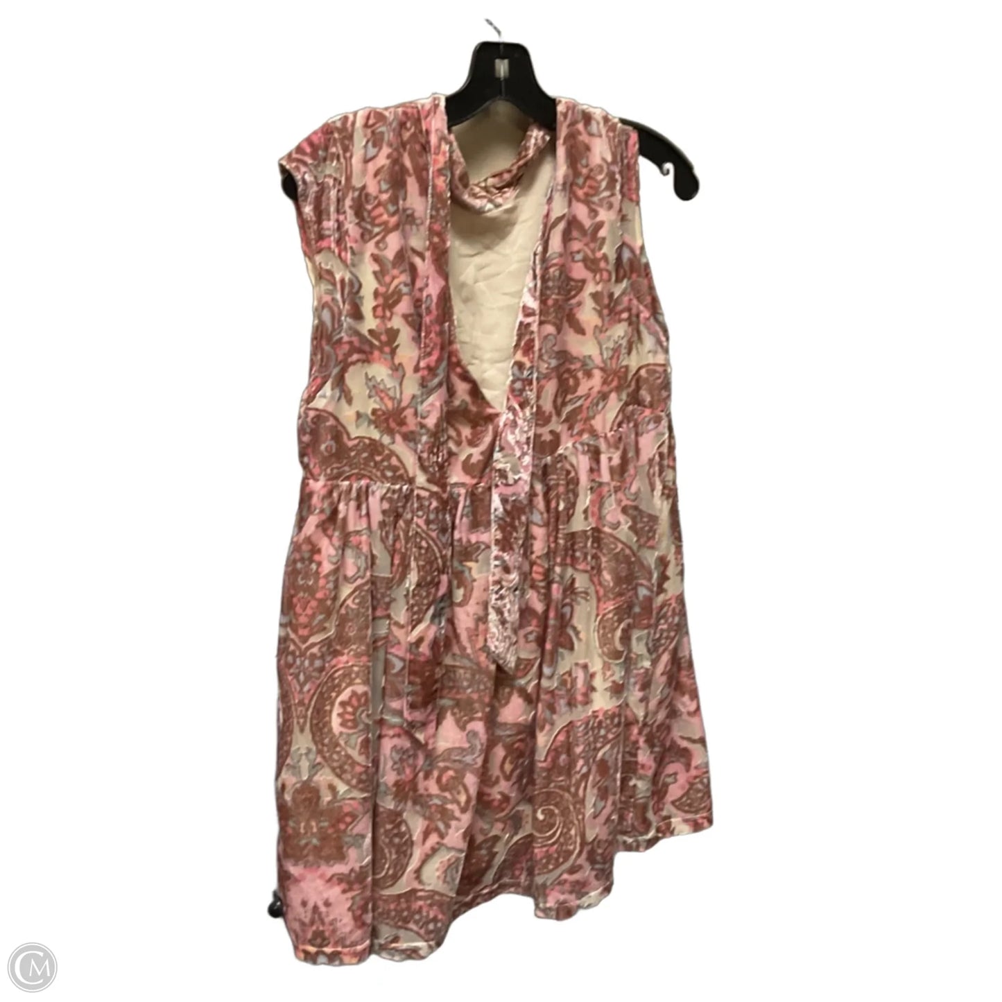 Dress Casual Short By Free People In Pink & Tan, Size: Xs