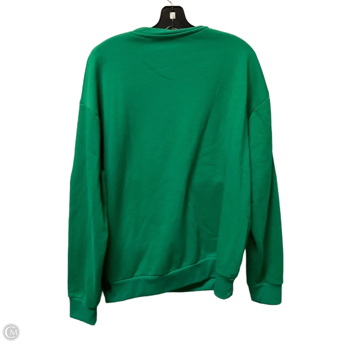 Sweatshirt Crewneck By Clothes Mentor In Green, Size: L