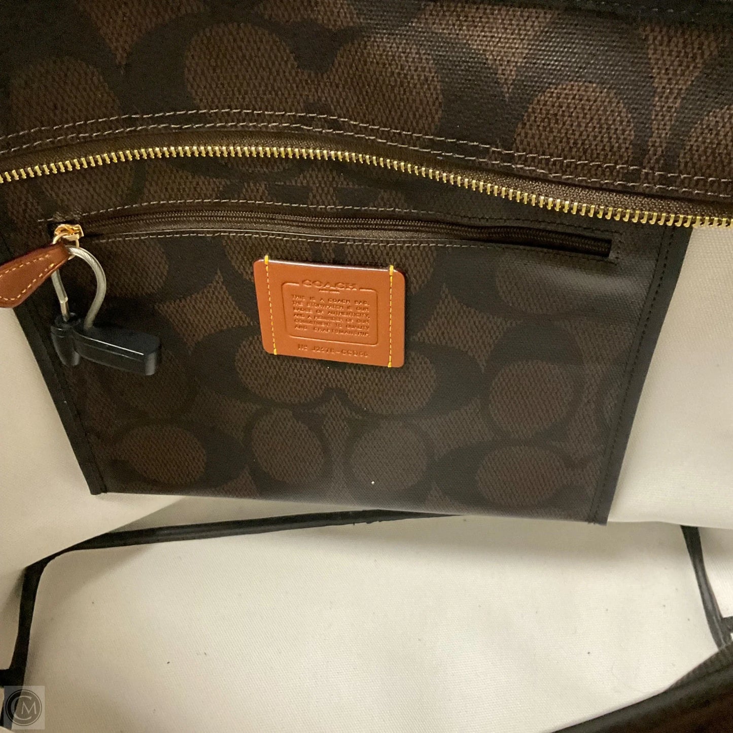 Handbag Designer By Coach, Size: Large