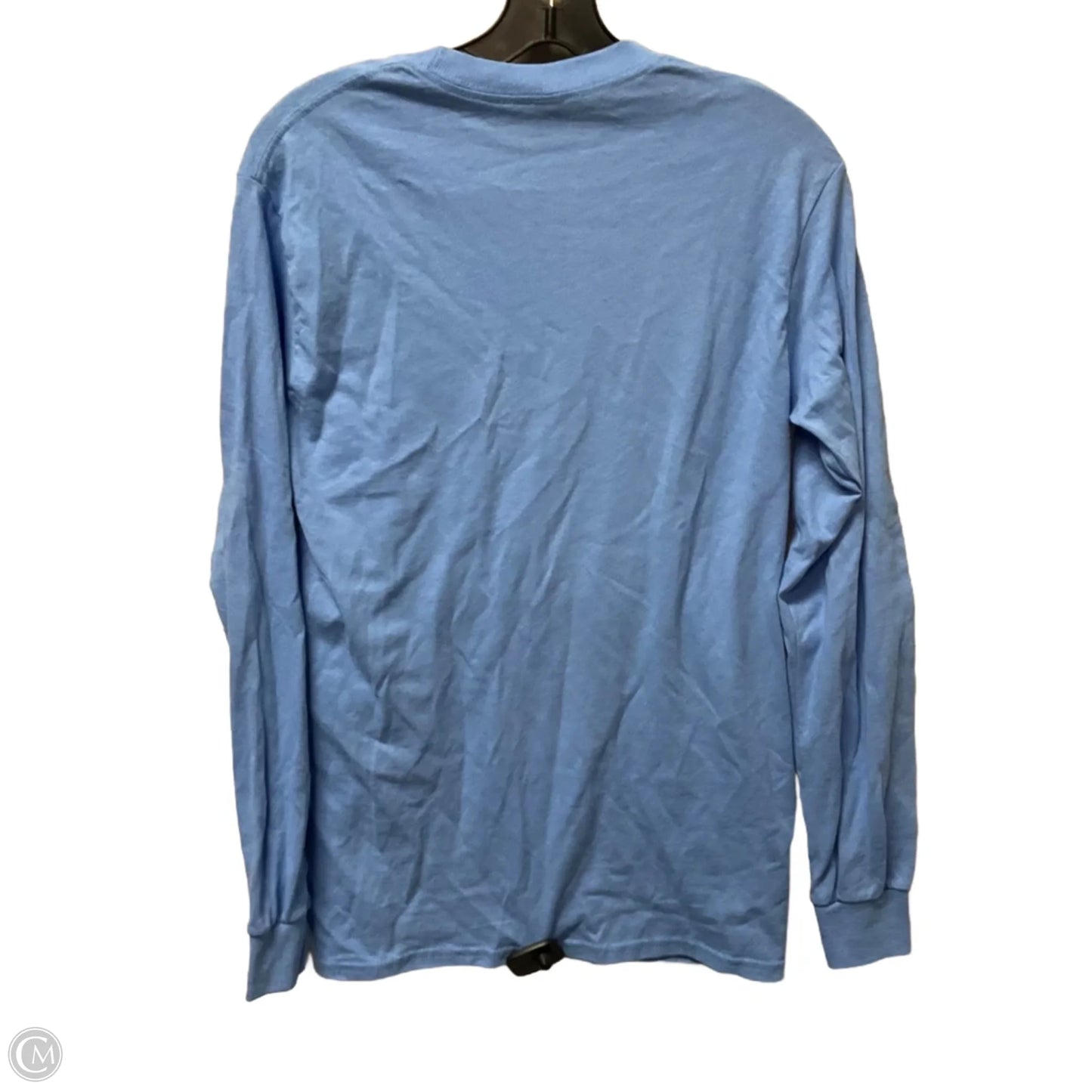 Top Long Sleeve By Gildan In Blue, Size: S