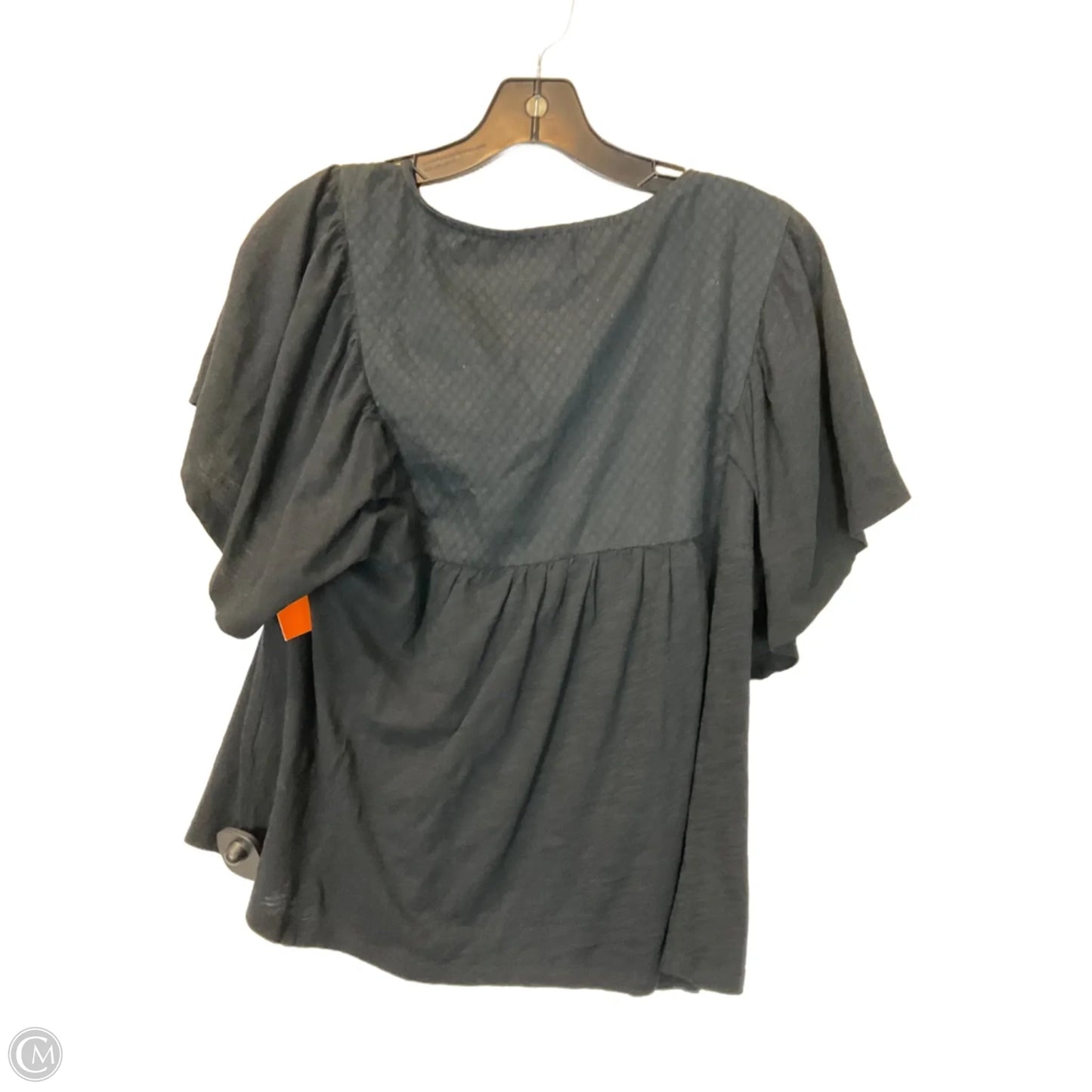 Top Short Sleeve Basic By Knox Rose In Black, Size: M