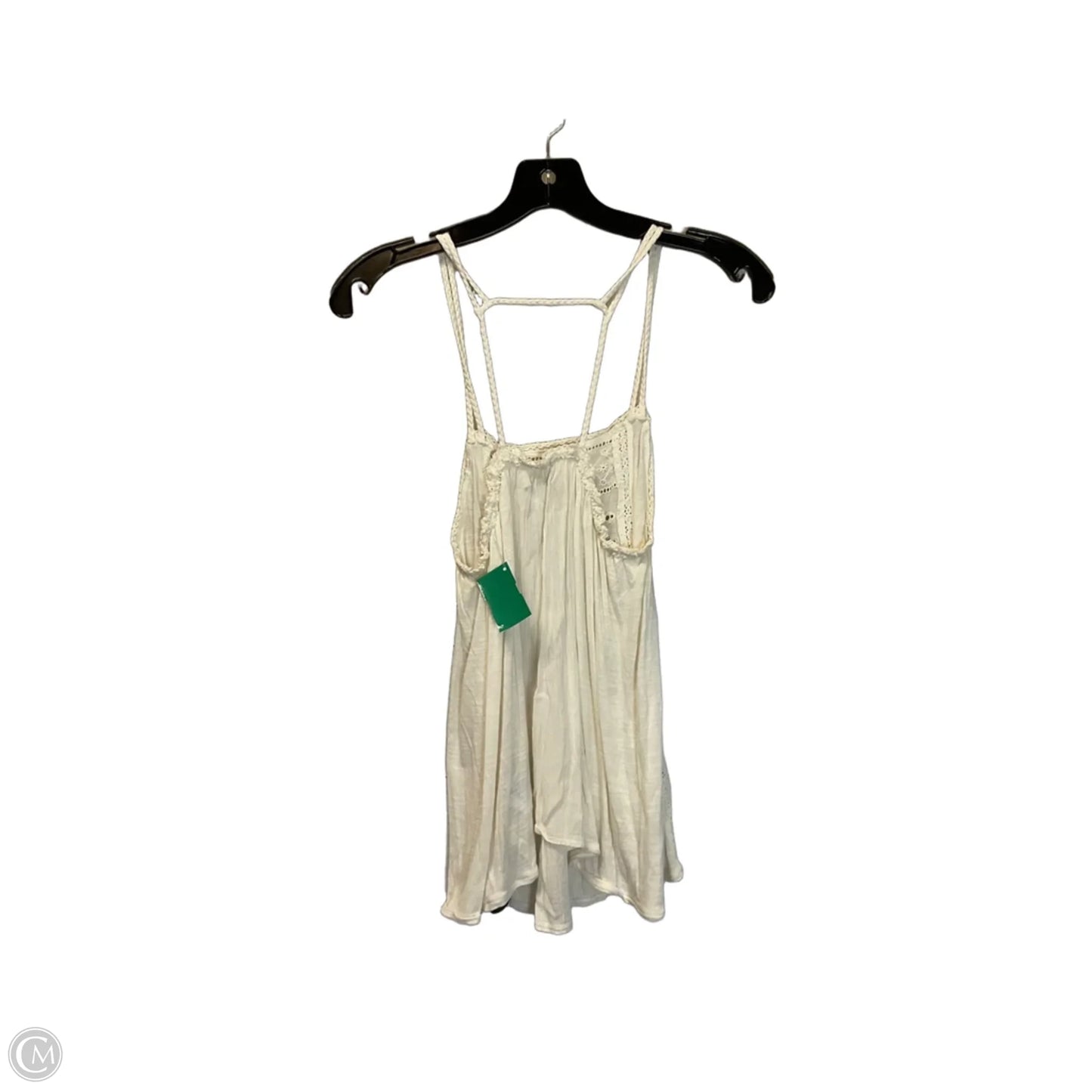 Top Sleeveless Basic By American Eagle In Cream, Size: Xs