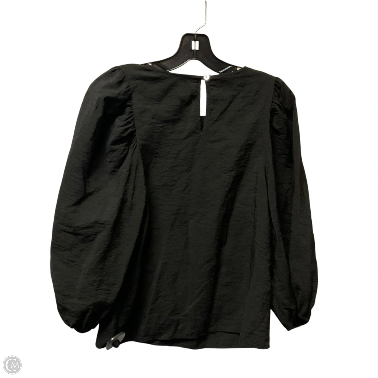 Top Long Sleeve By Self Contrast In Black, Size: S