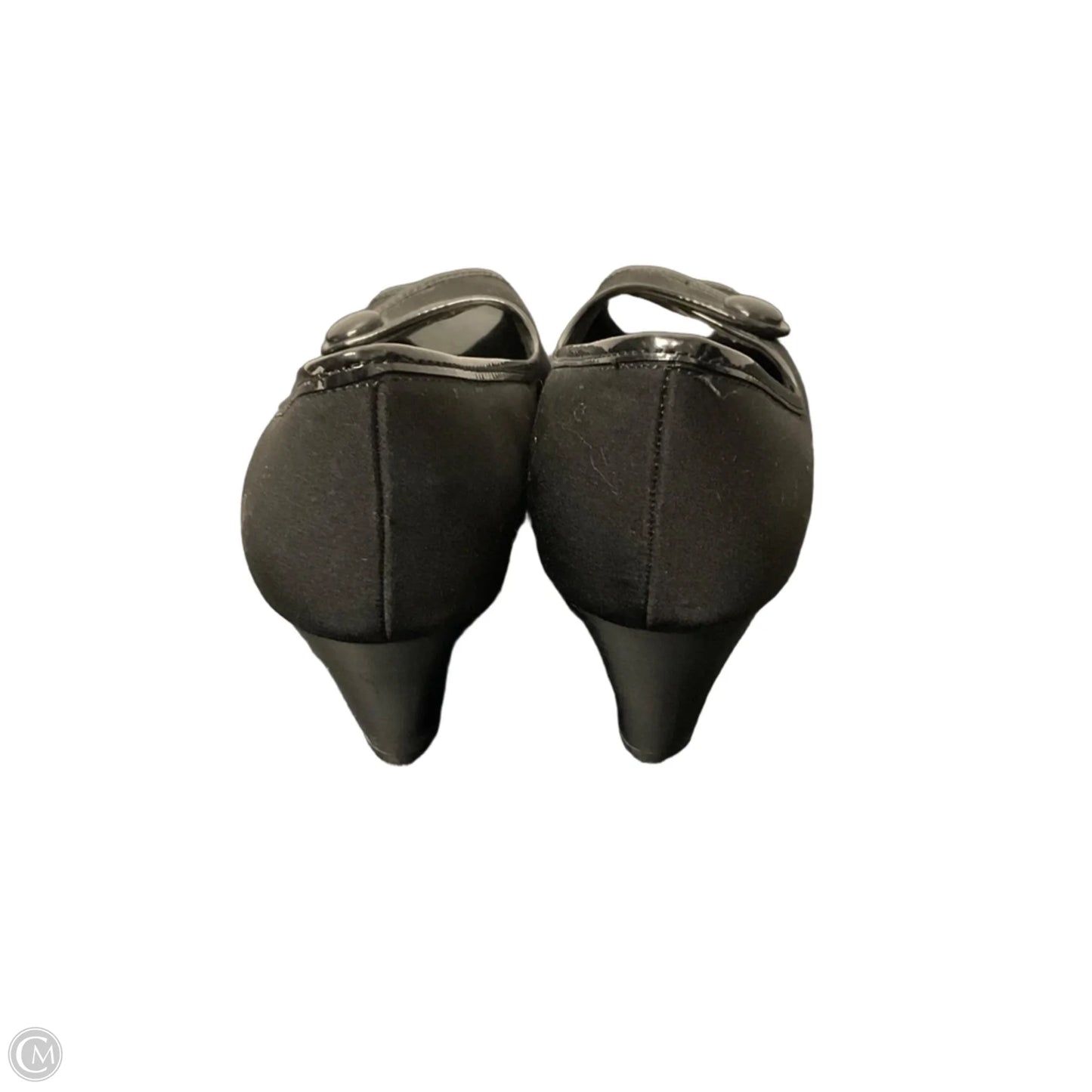 Shoes Heels Kitten By Coach And Four In Black, Size: 7