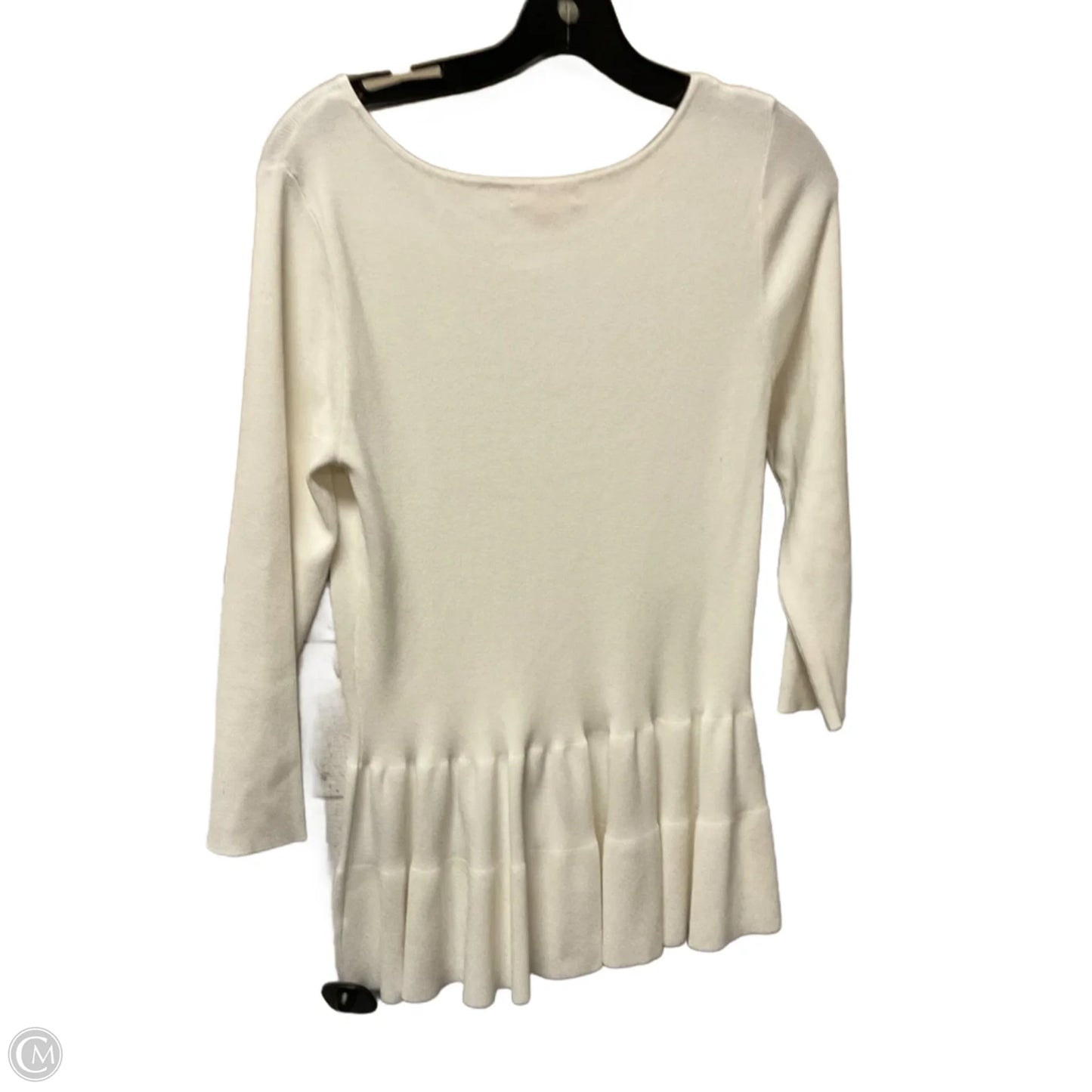 Top Long Sleeve Designer By Lilly Pulitzer In White, Size: M
