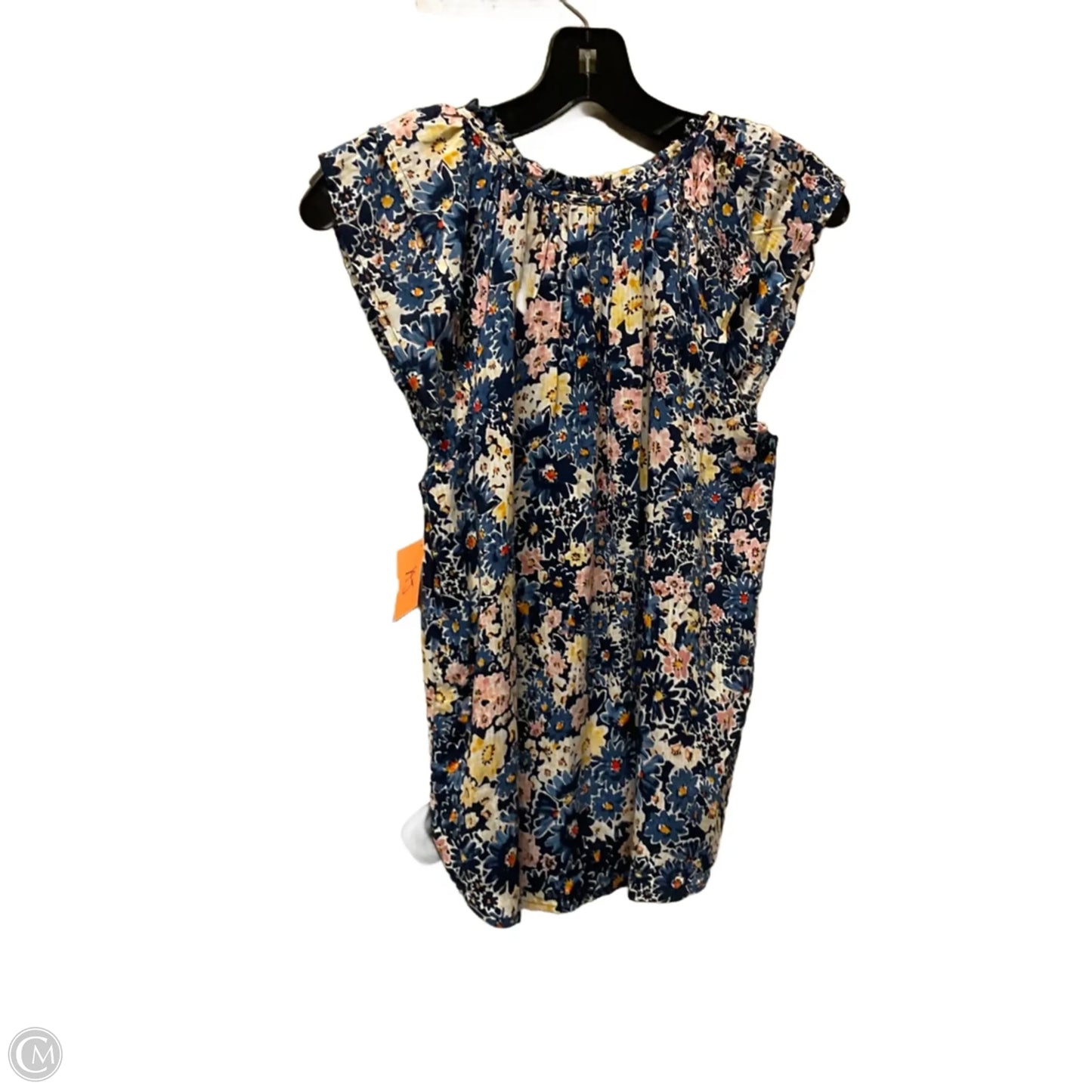 Top Short Sleeve By Loft In Floral Print, Size: Xs