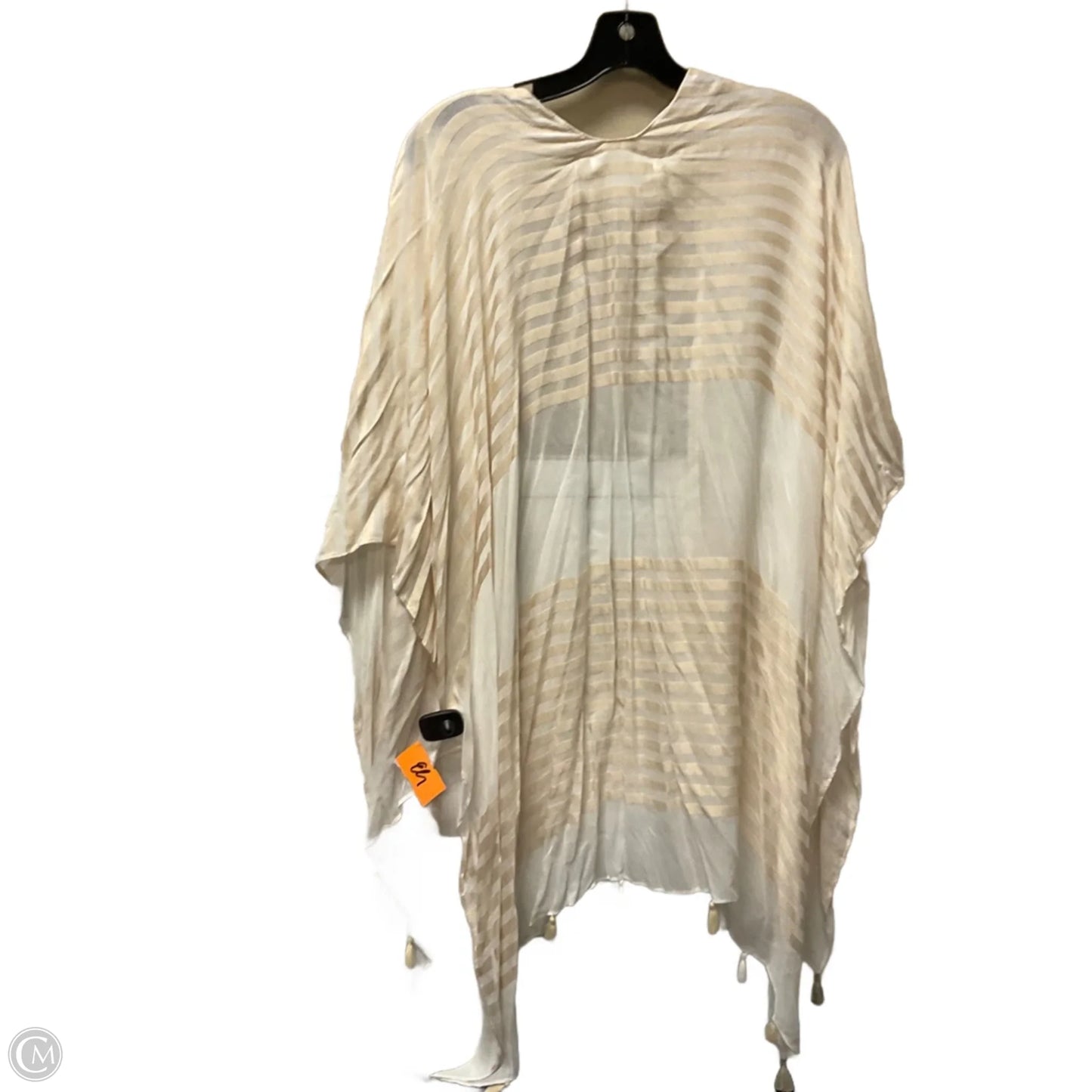 Kimono By Kate Landry In Gold & White, Size: Osfm