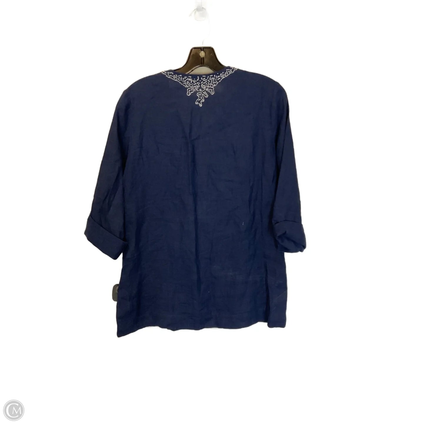 Top Long Sleeve Designer By Lilly Pulitzer In Navy, Size: Xs