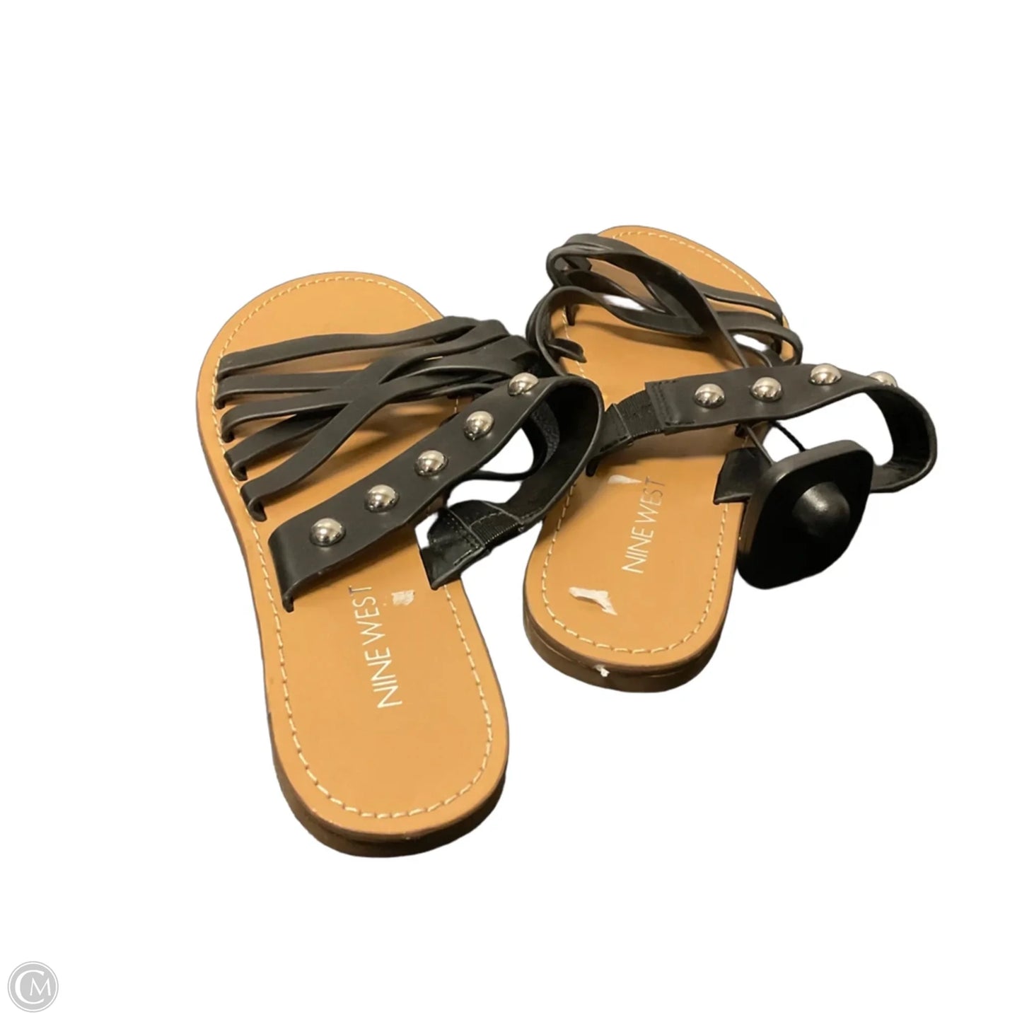 Sandals Flats By Nine West In Brown, Size: 7