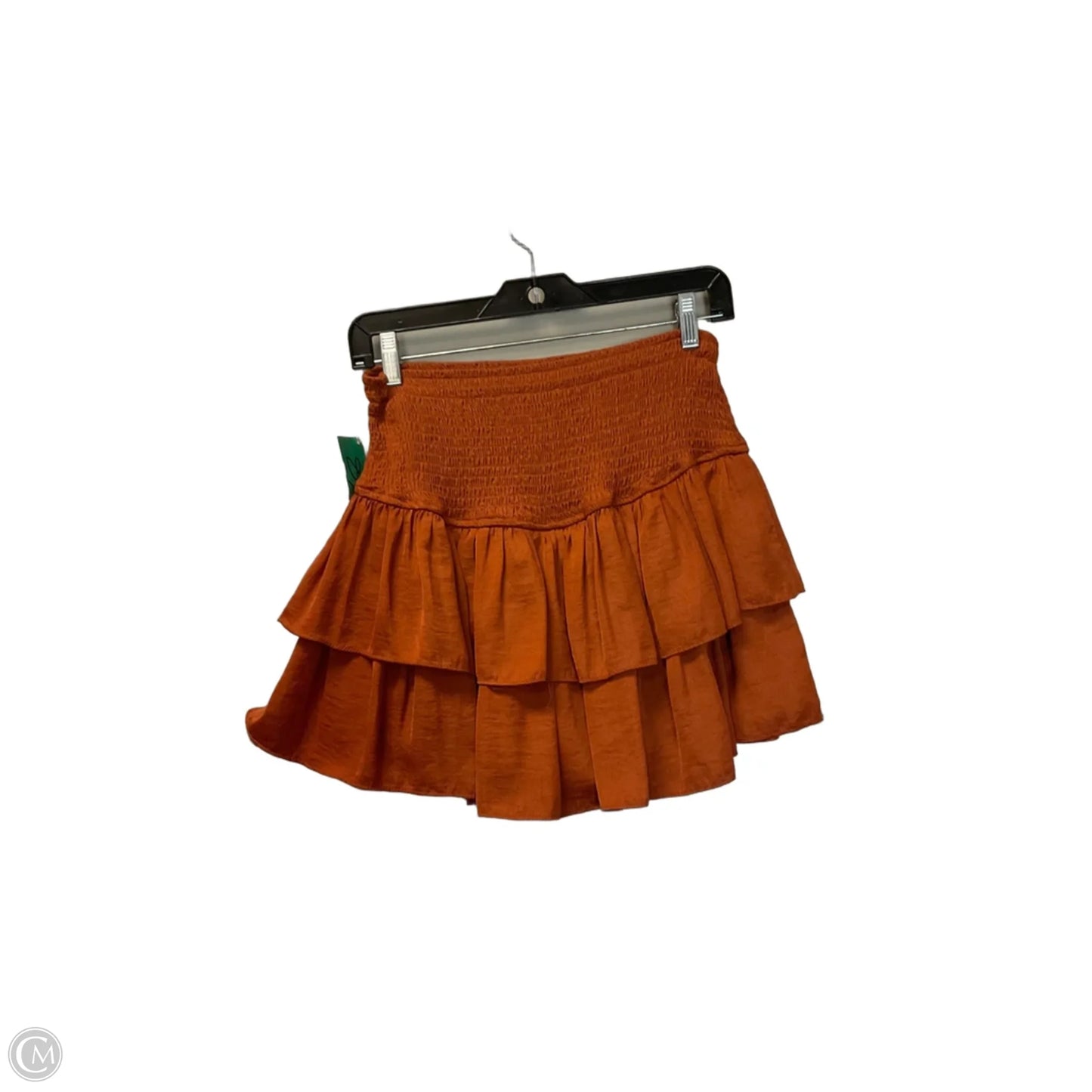 Skirt Mini & Short By Entro In Orange, Size: M