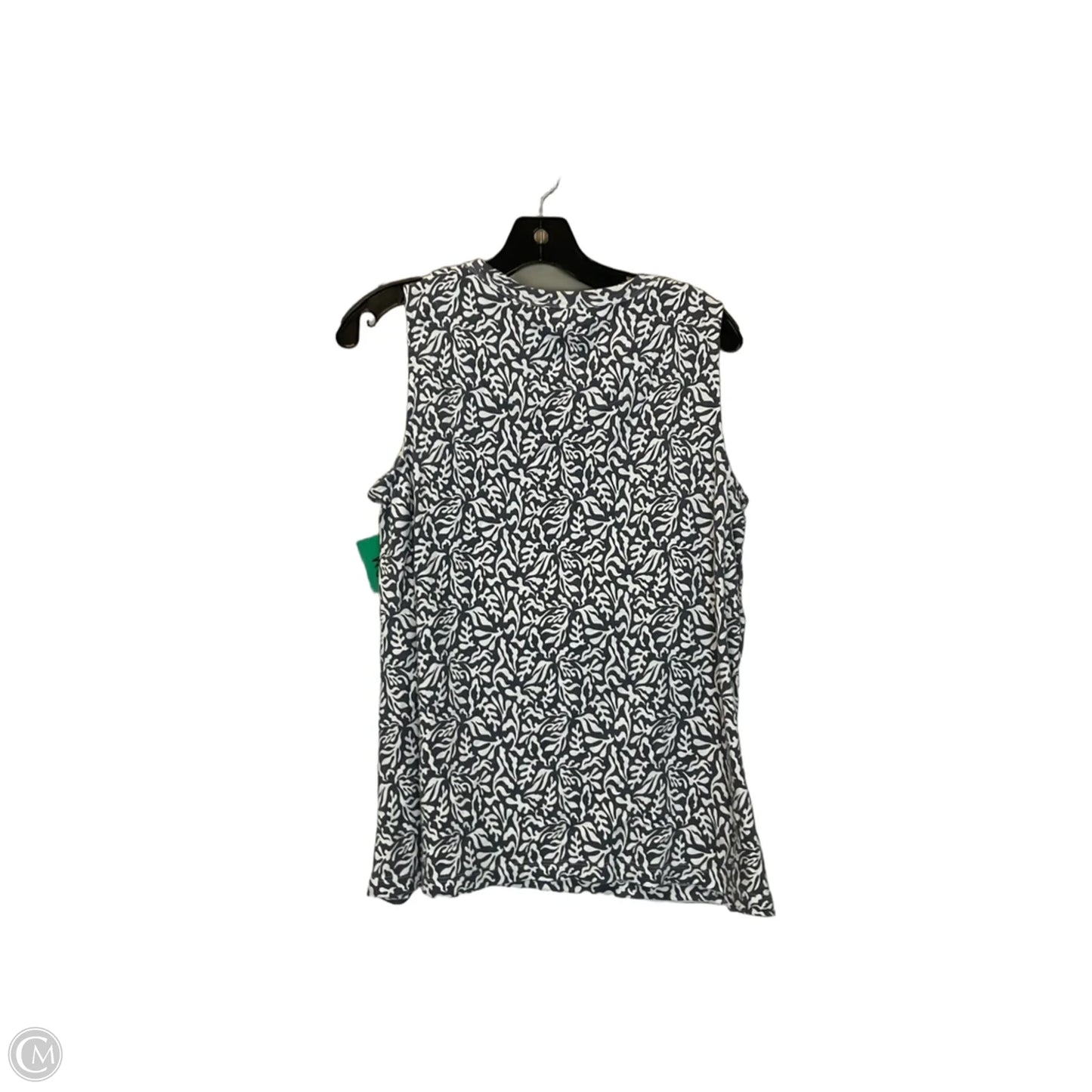 Top Sleeveless Basic By Chicos In Grey, Size: L