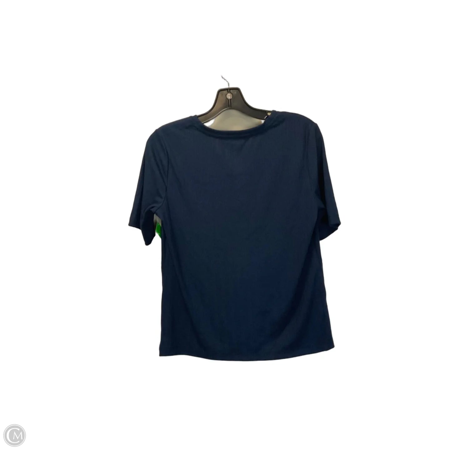 Top Short Sleeve Basic By Liz Claiborne In Blue, Size: S