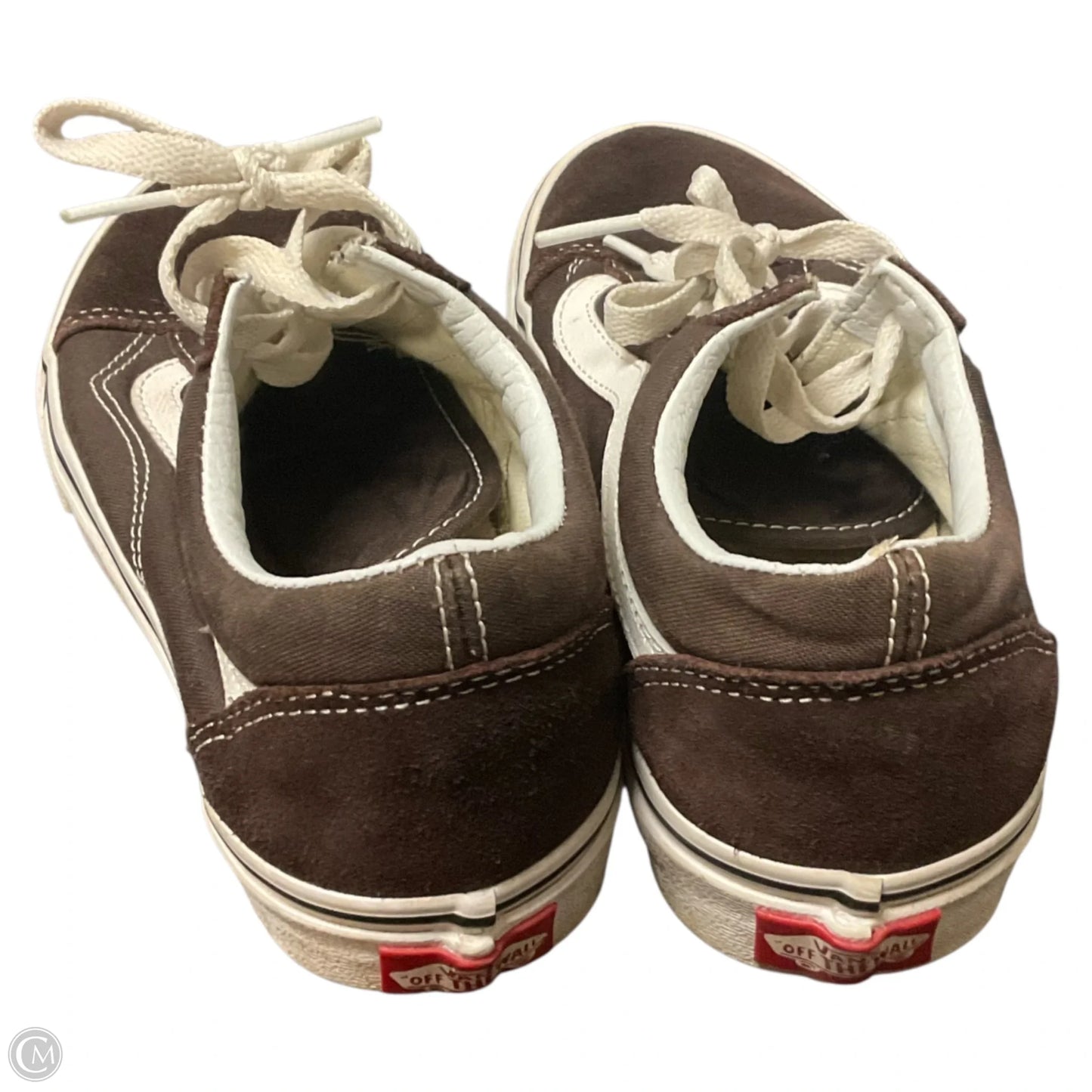Shoes Sneakers By Vans In Brown, Size: 6