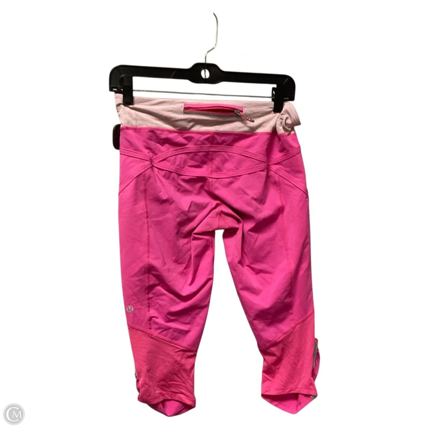 Athletic Capris By Lululemon In Pink, Size: 8