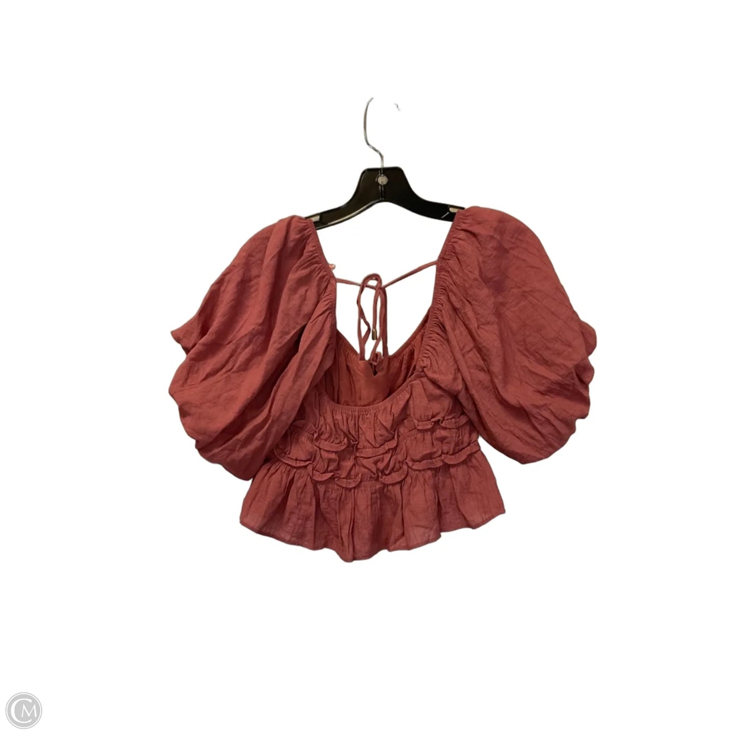 Top Short Sleeve By Mustard Seed In Pink, Size: S