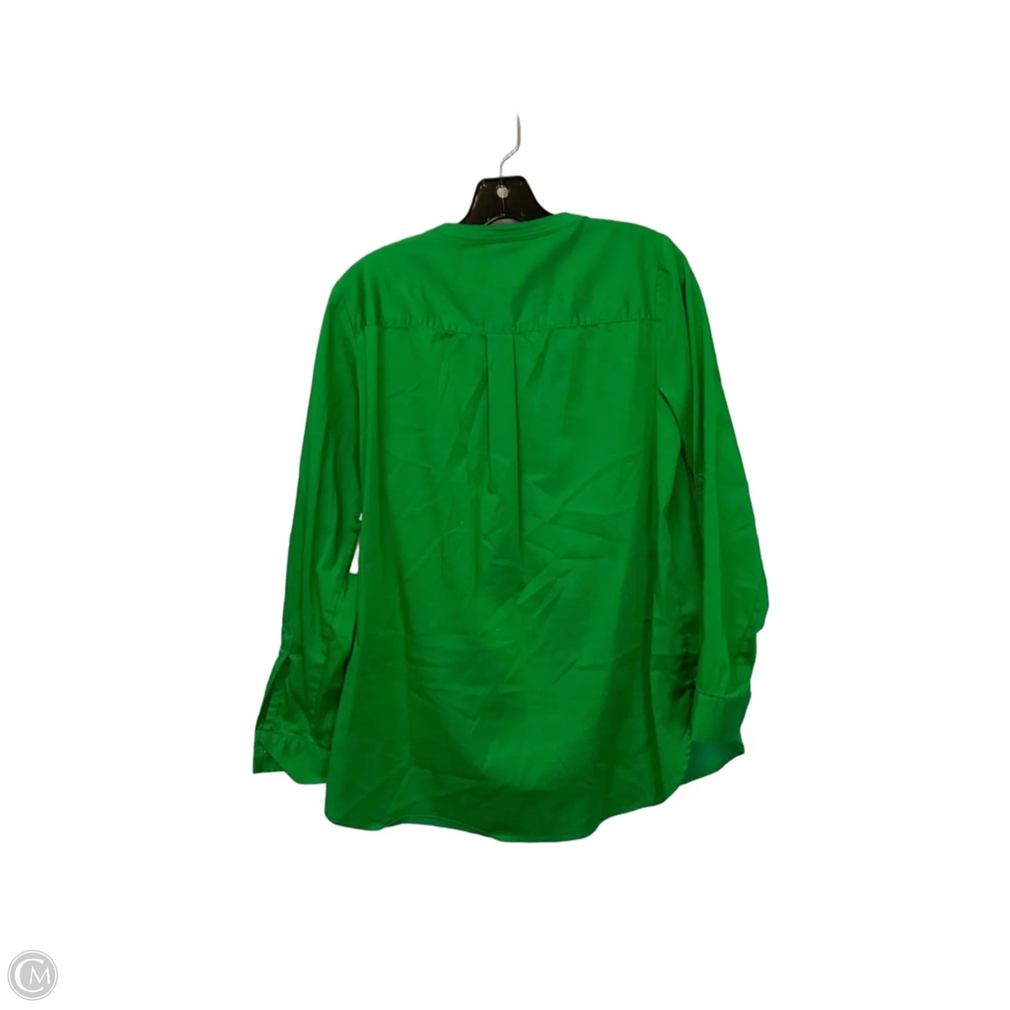 Top Long Sleeve By Michael By Michael Kors In Green, Size: M