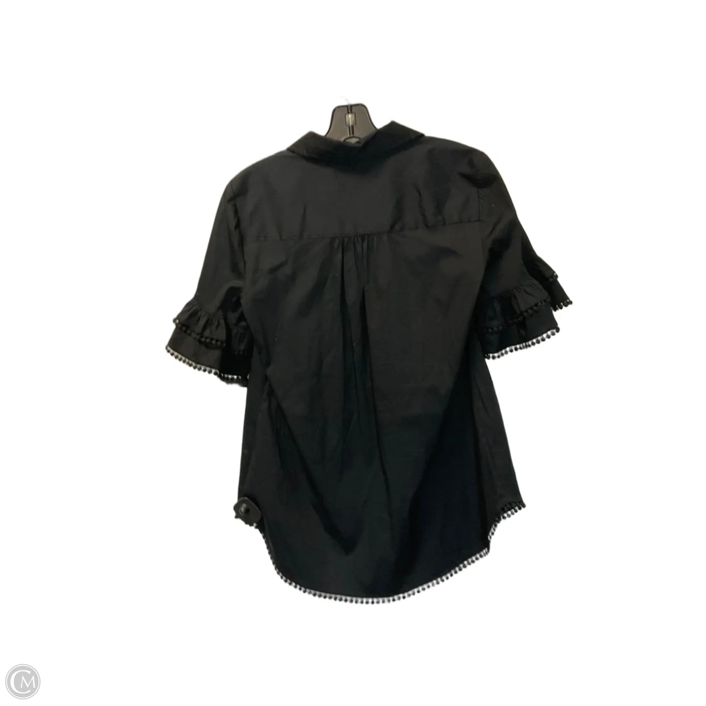 Top Short Sleeve By Chicos In Black, Size: 4
