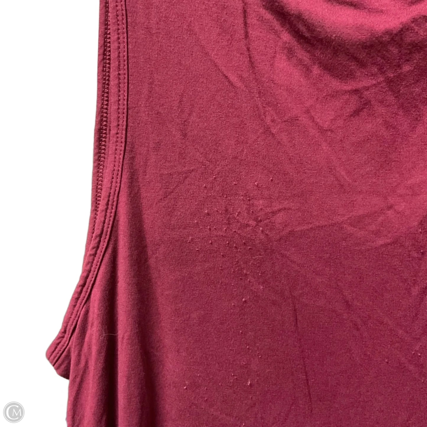 Top Sleeveless Basic By Old Navy In Red, Size: L