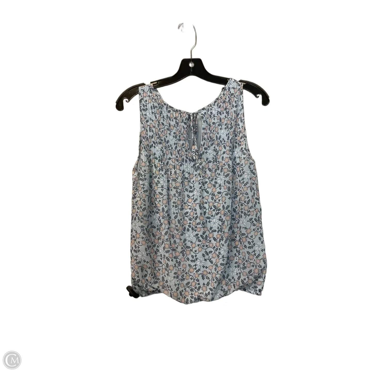 Top Short Sleeve By Max Studio In Blue, Size: S