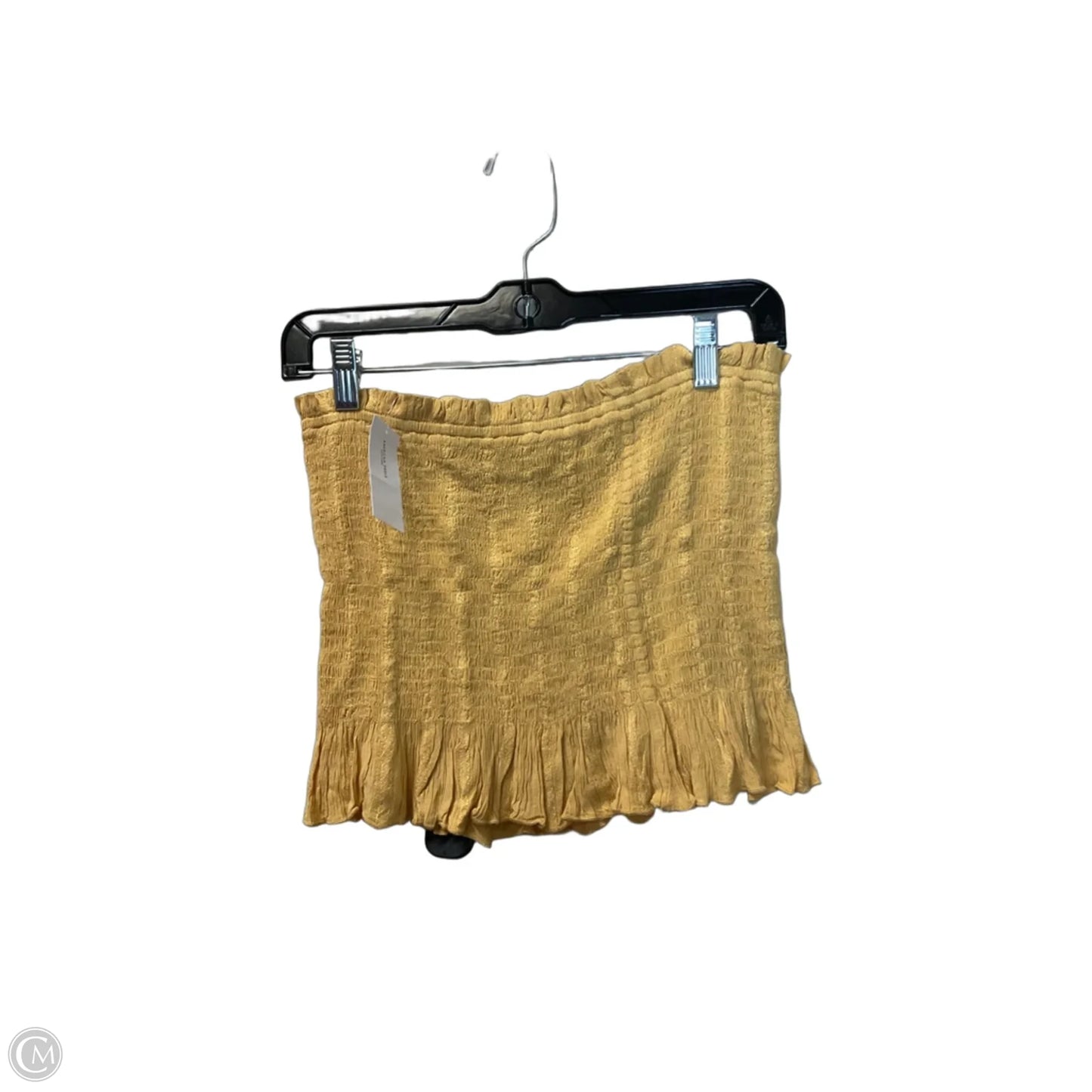 Top Sleeveless By American Eagle In Yellow, Size: M