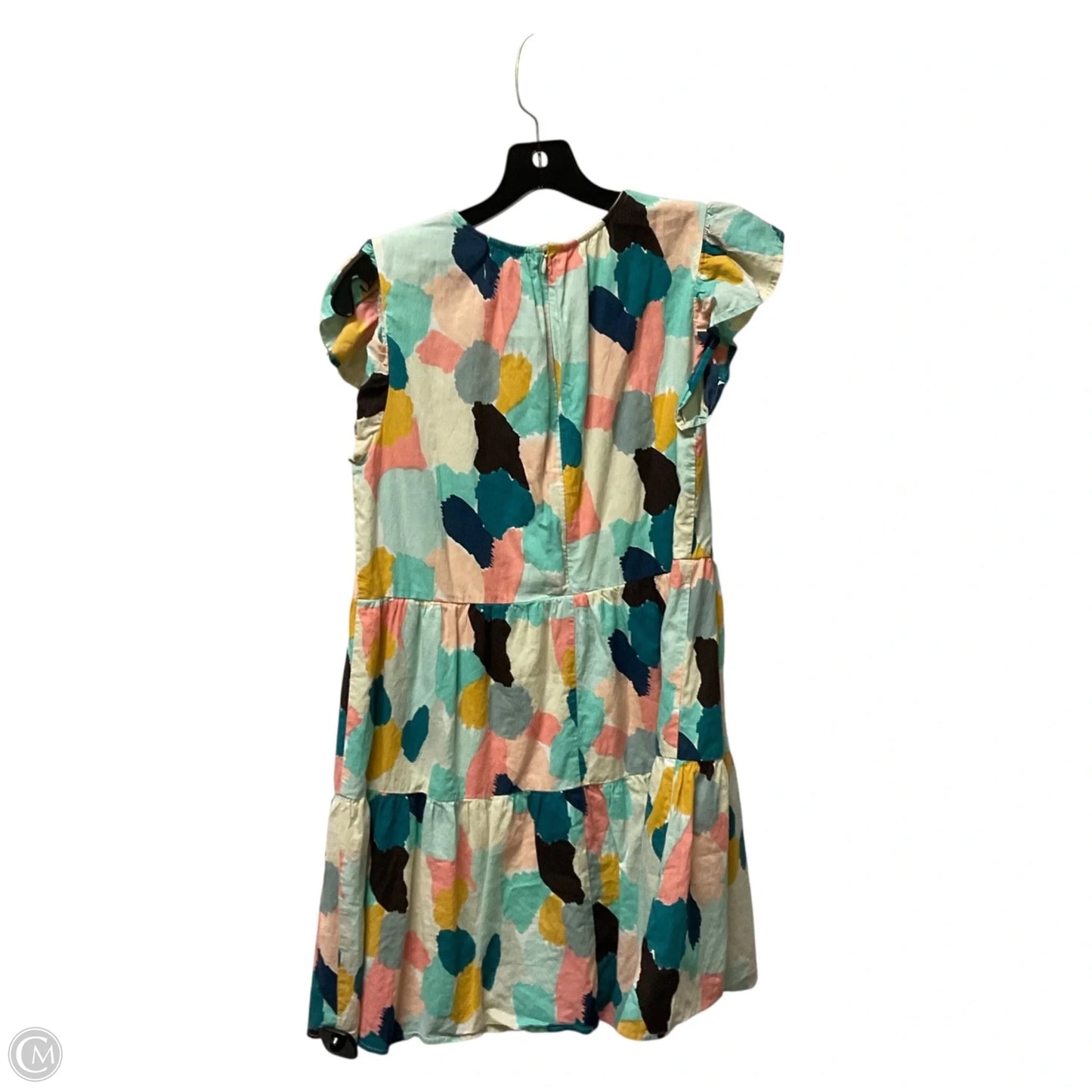 Dress Casual Short By Thml In Green & Yellow, Size: Xs