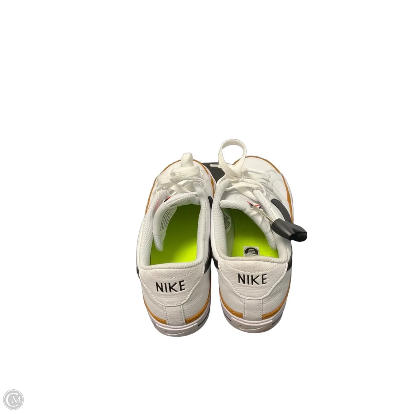 Shoes Sneakers By Nike In Tan & White, Size: 9