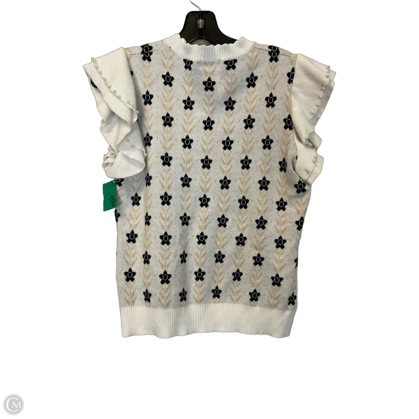 Top Short Sleeve By Ontwelfth In White, Size: M