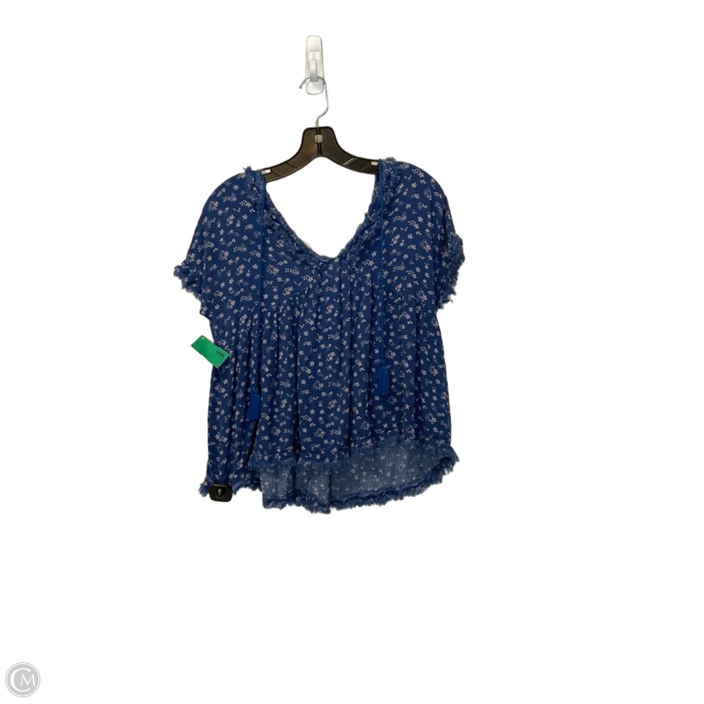 Top Short Sleeve By Altard State In Blue, Size: L