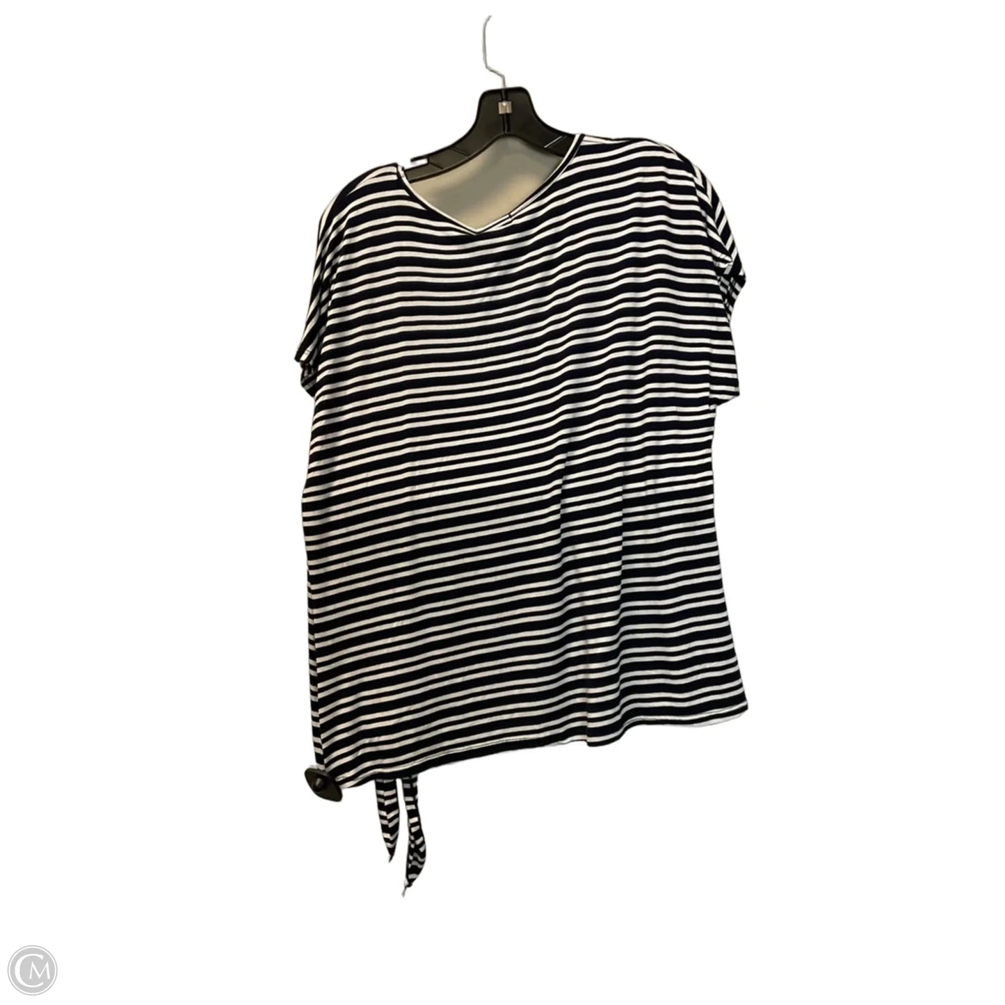 Top Short Sleeve Basic By Espresso In Navy, Size: Xl