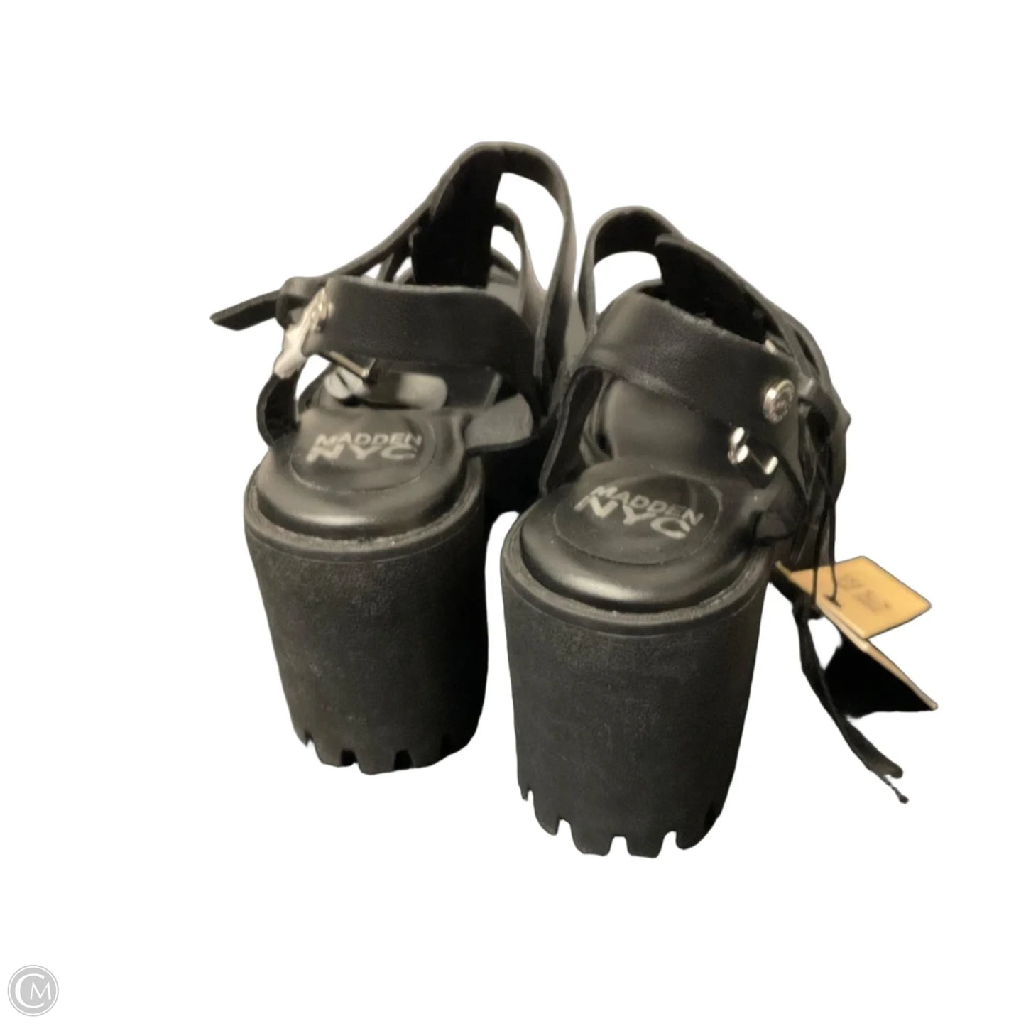 Shoes Heels Block By Madden Nyc In Black, Size: 8.5