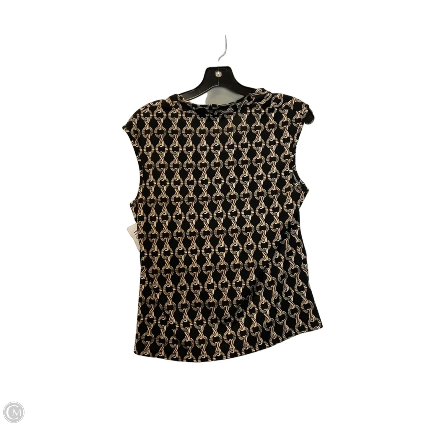 Top Sleeveless By Kasper In Black, Size: M