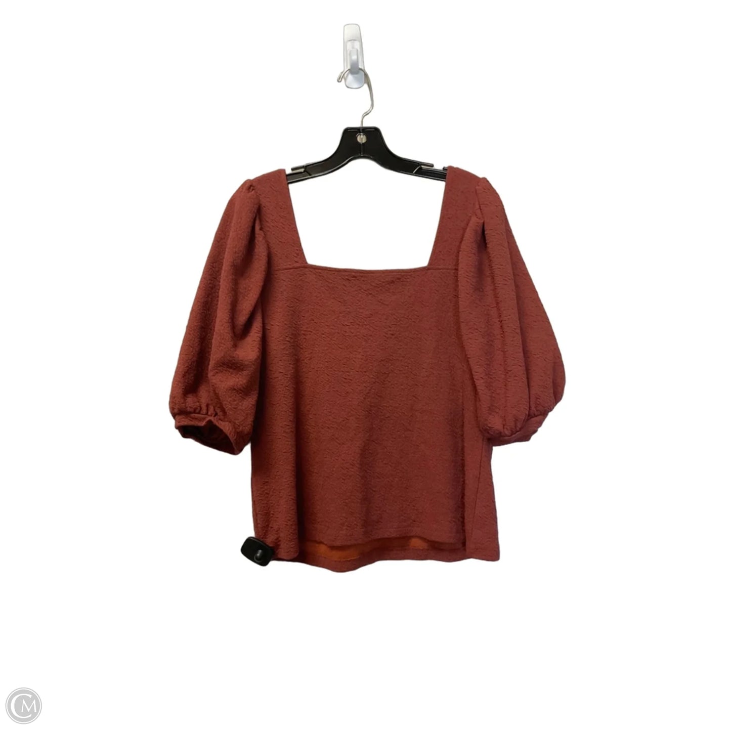Top Short Sleeve By A New Day In Orange, Size: Xl