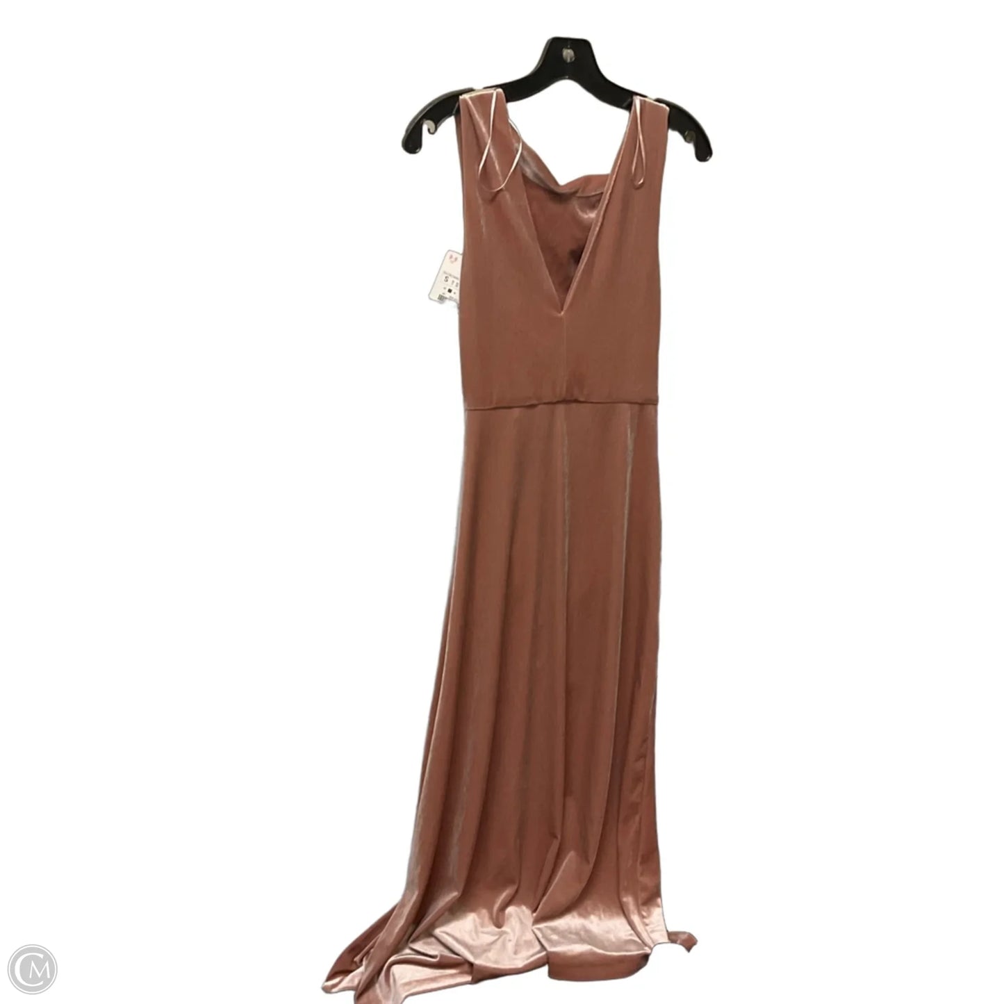Dress Party Long By Zara In Pink, Size: S
