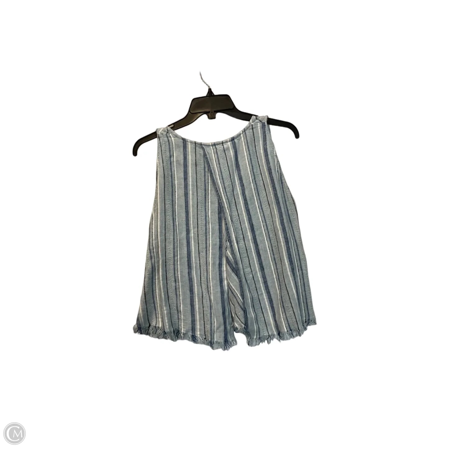 Top Sleeveless By Indigo Rein In Striped Pattern, Size: L