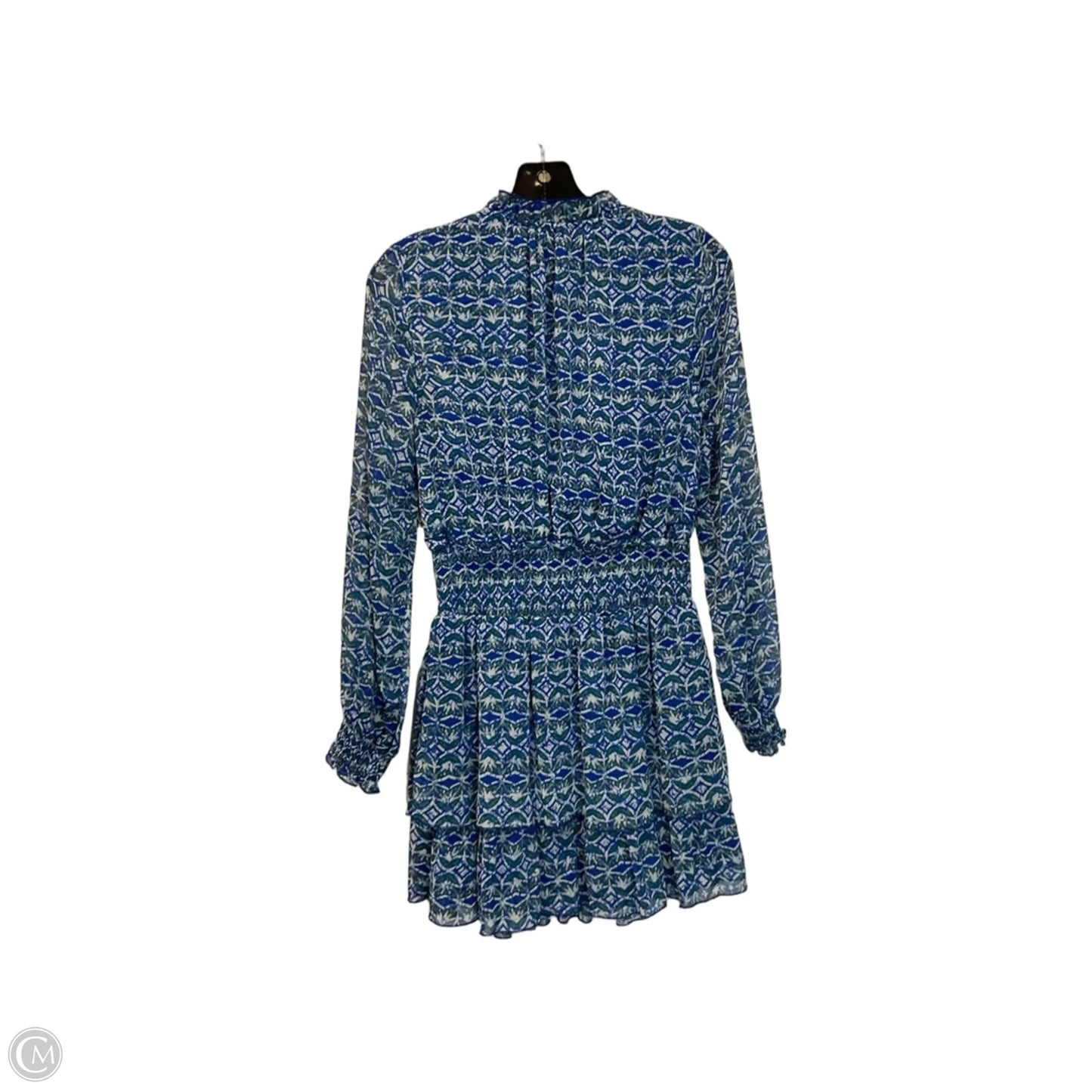 Dress Work By Zara In Blue & Green, Size: Xs