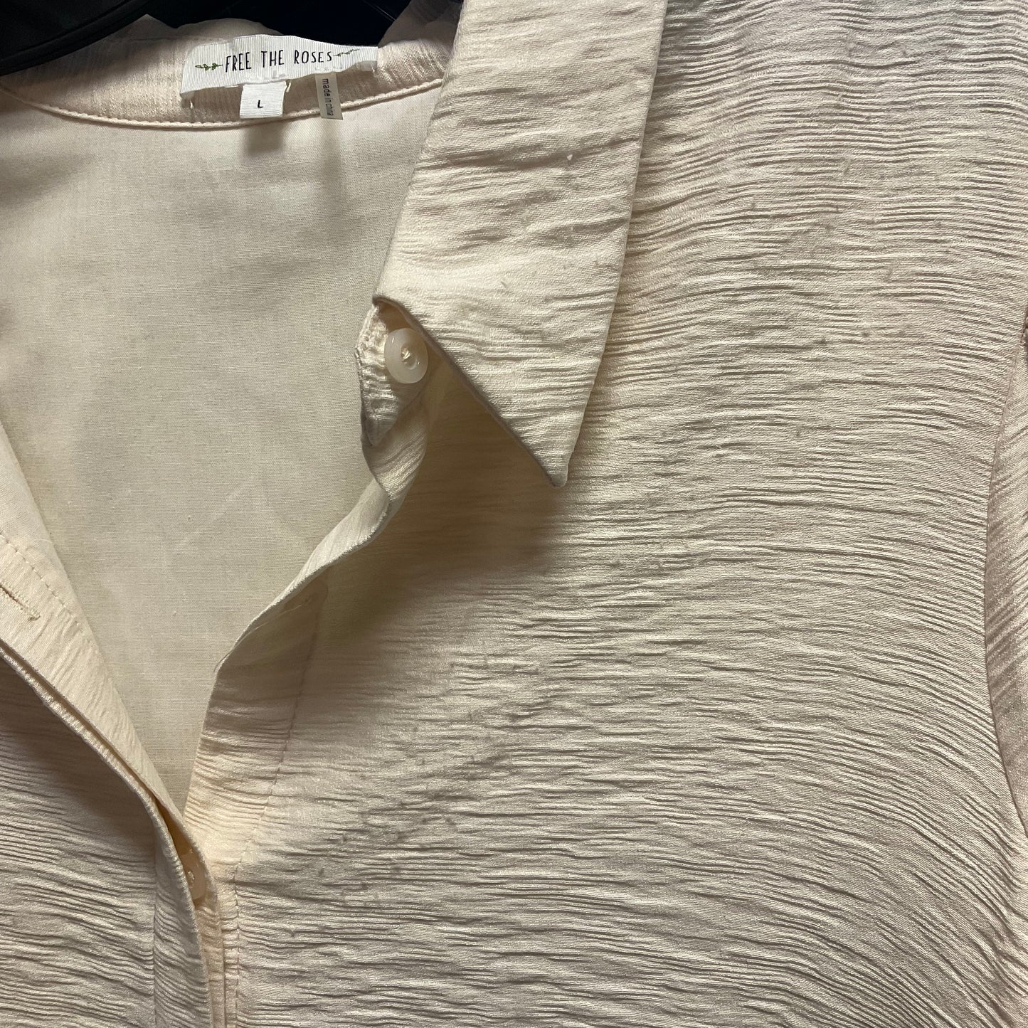 Dress Casual Short By Cmc In Cream, Size: L