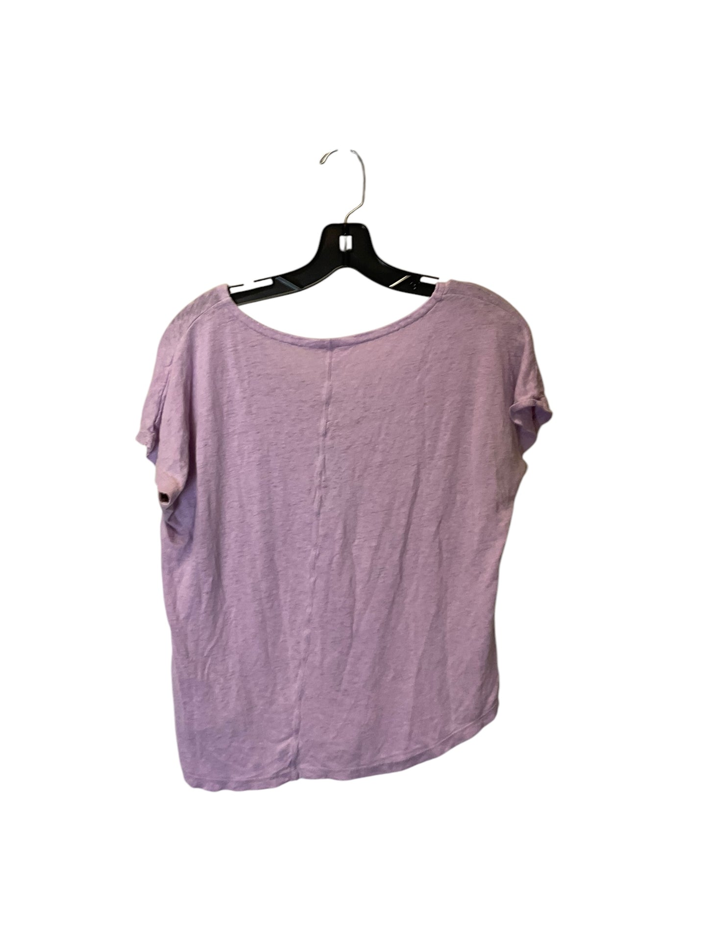 Top Short Sleeve Designer By Lilly Pulitzer In Purple, Size: M
