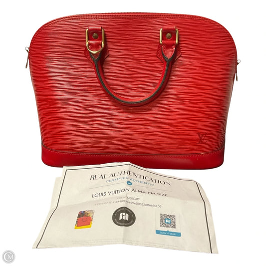 Handbag Luxury Designer By Louis Vuitton, Size: Large