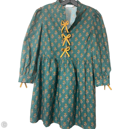 Dress Casual Midi By Shop The Mint In Green & Yellow, Size: S
