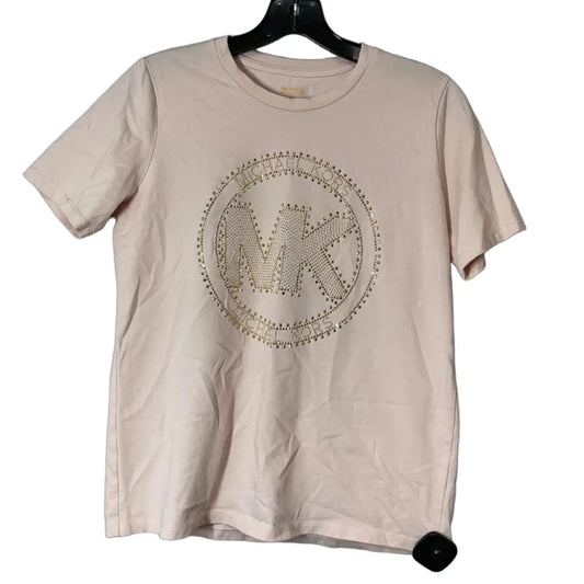 Top Short Sleeve By Michael By Michael Kors In Pink, Size: S