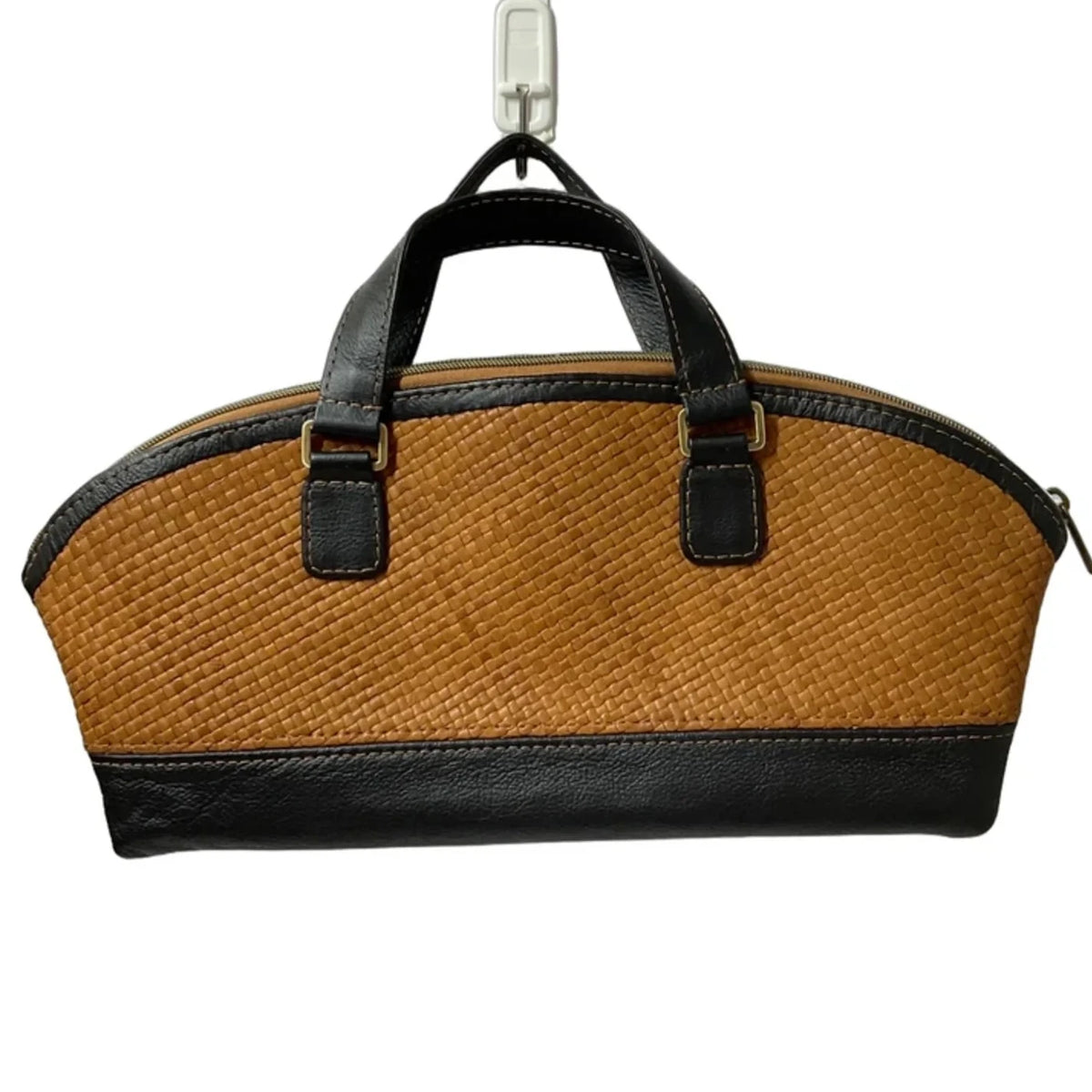 Handbag Leather By Cmc, Size: Medium