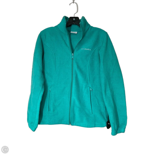 Jacket Faux Fur & Sherpa By Columbia In Teal, Size: S