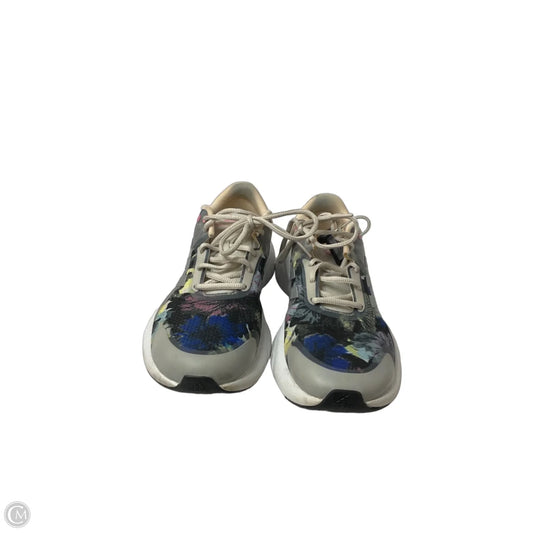 Shoes Athletic By Adidas In Floral Print, Size: 10